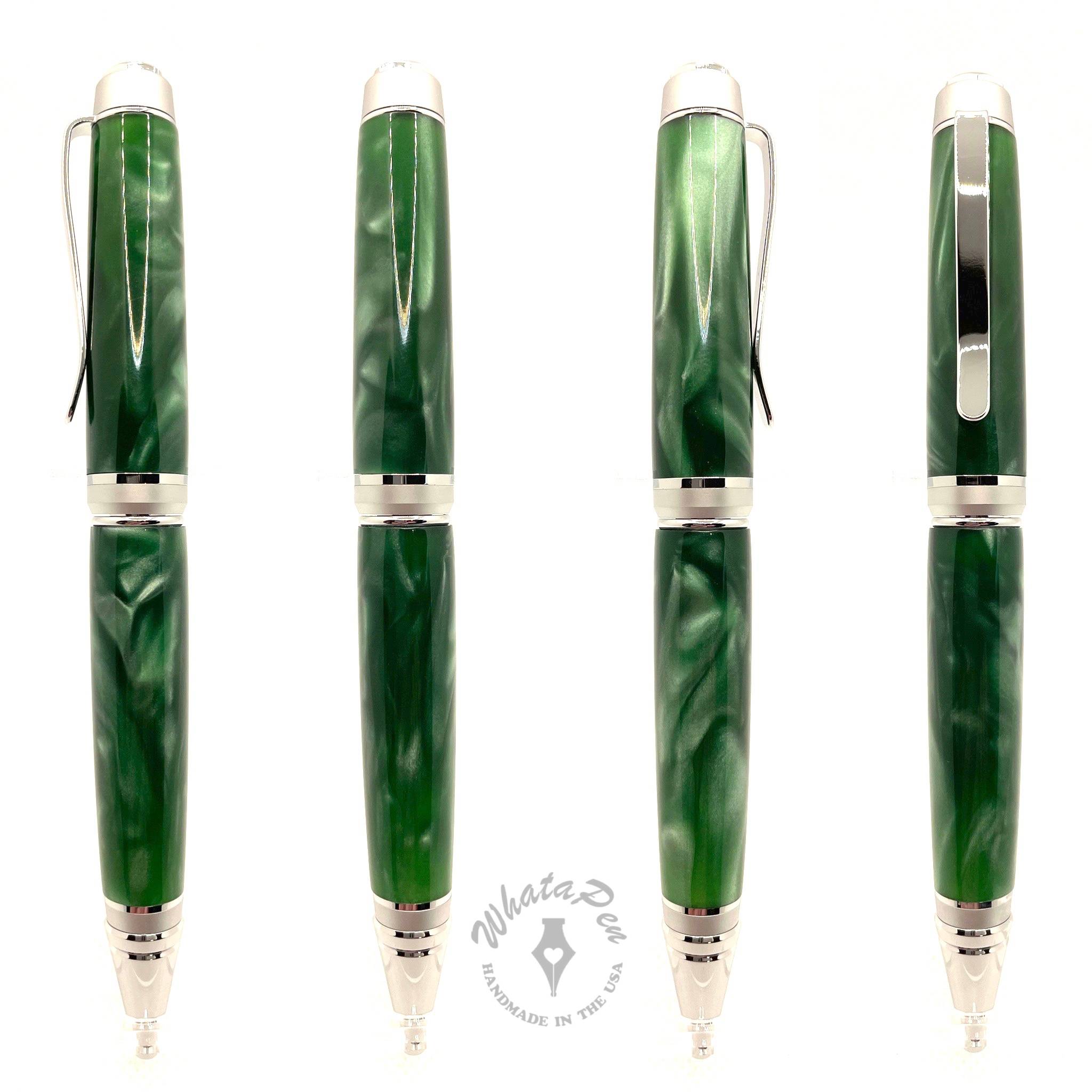 Green Silk Emerald twist pen