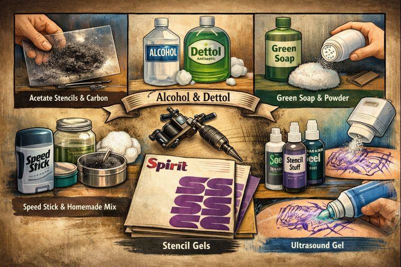 Tattoo Stencils Through the Years: How Artists Solved the Same Problem Over and Over