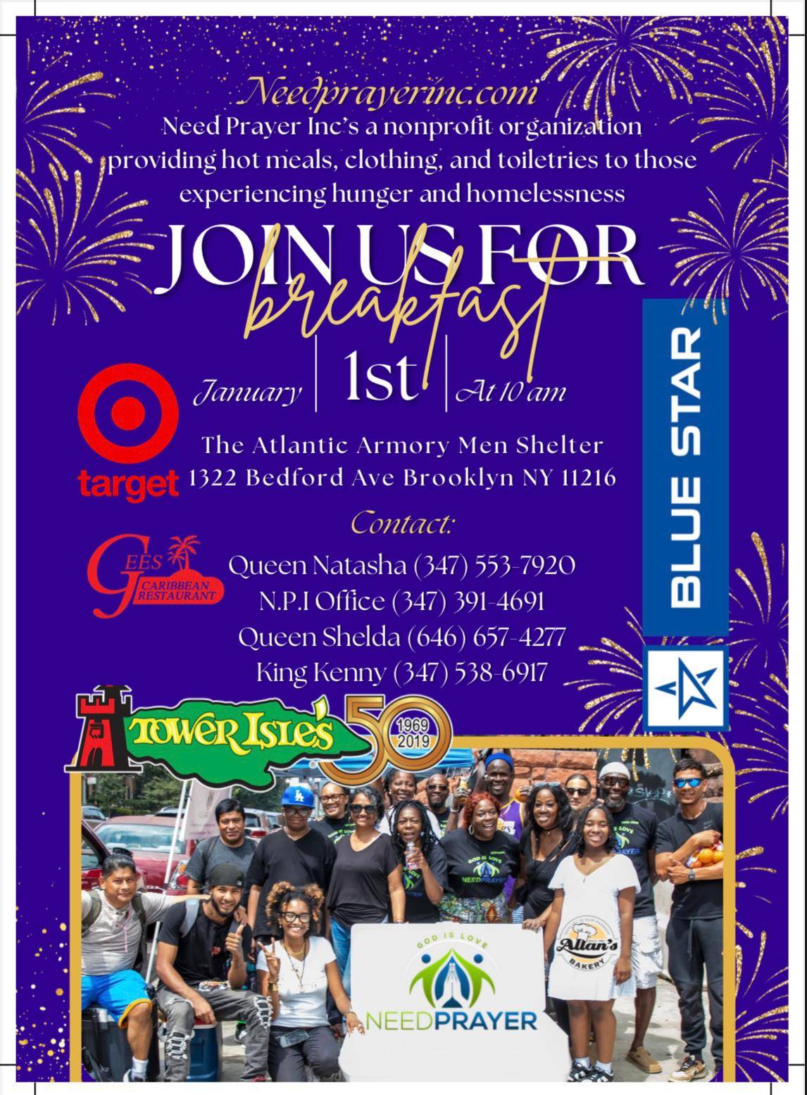 "JOIN US FOR BREAKFAST" JANUARY 1ST 2026.