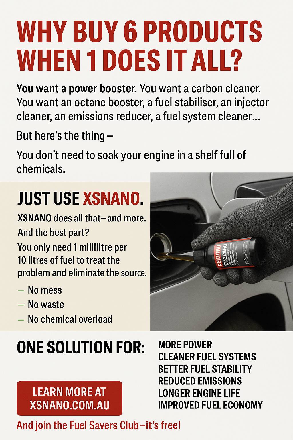 XSNANO 6 in 1 car care