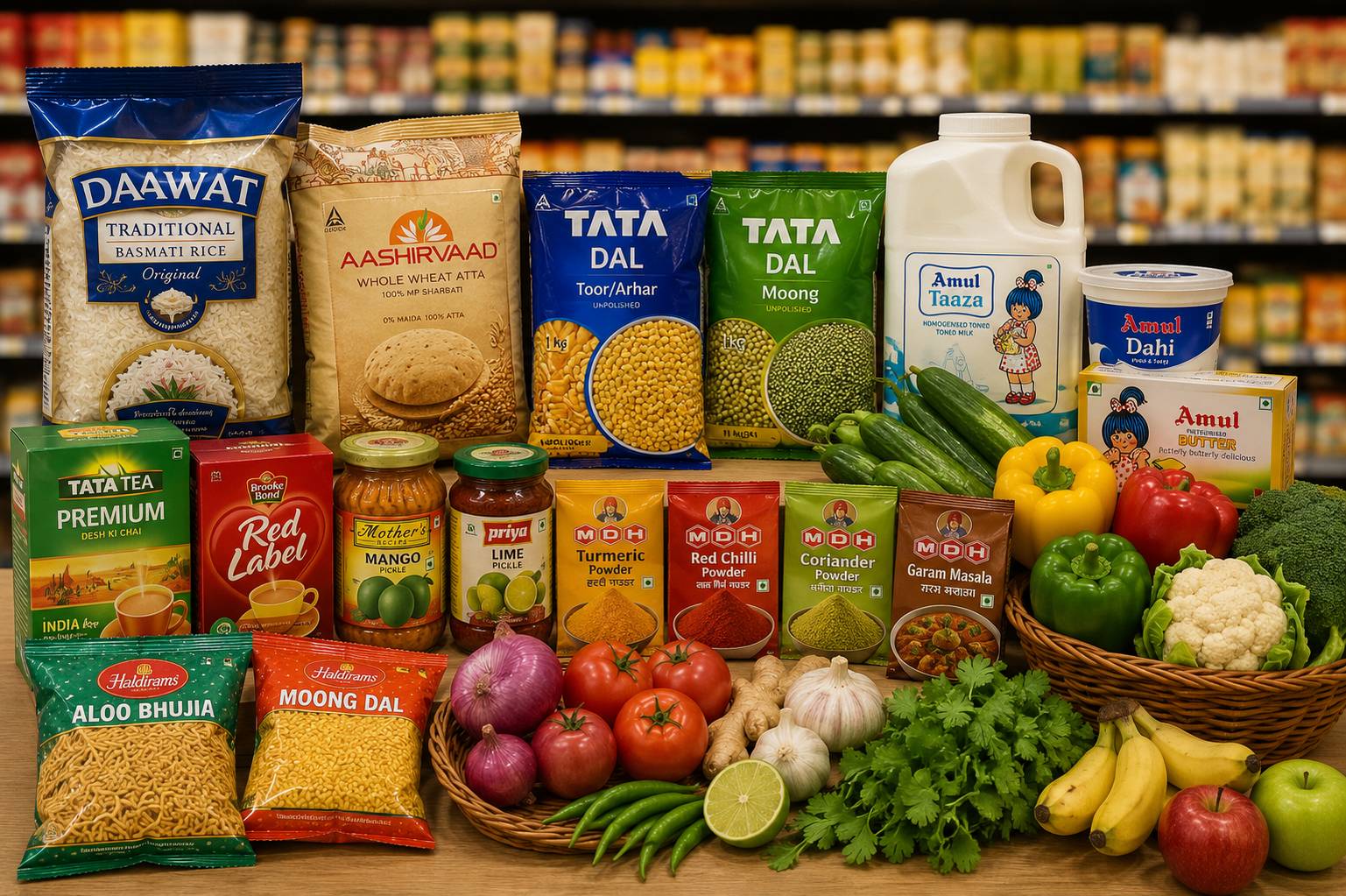 10 Pantry Essentials Every Indian Kitchen Needs | Apna Bazar Farmers Market