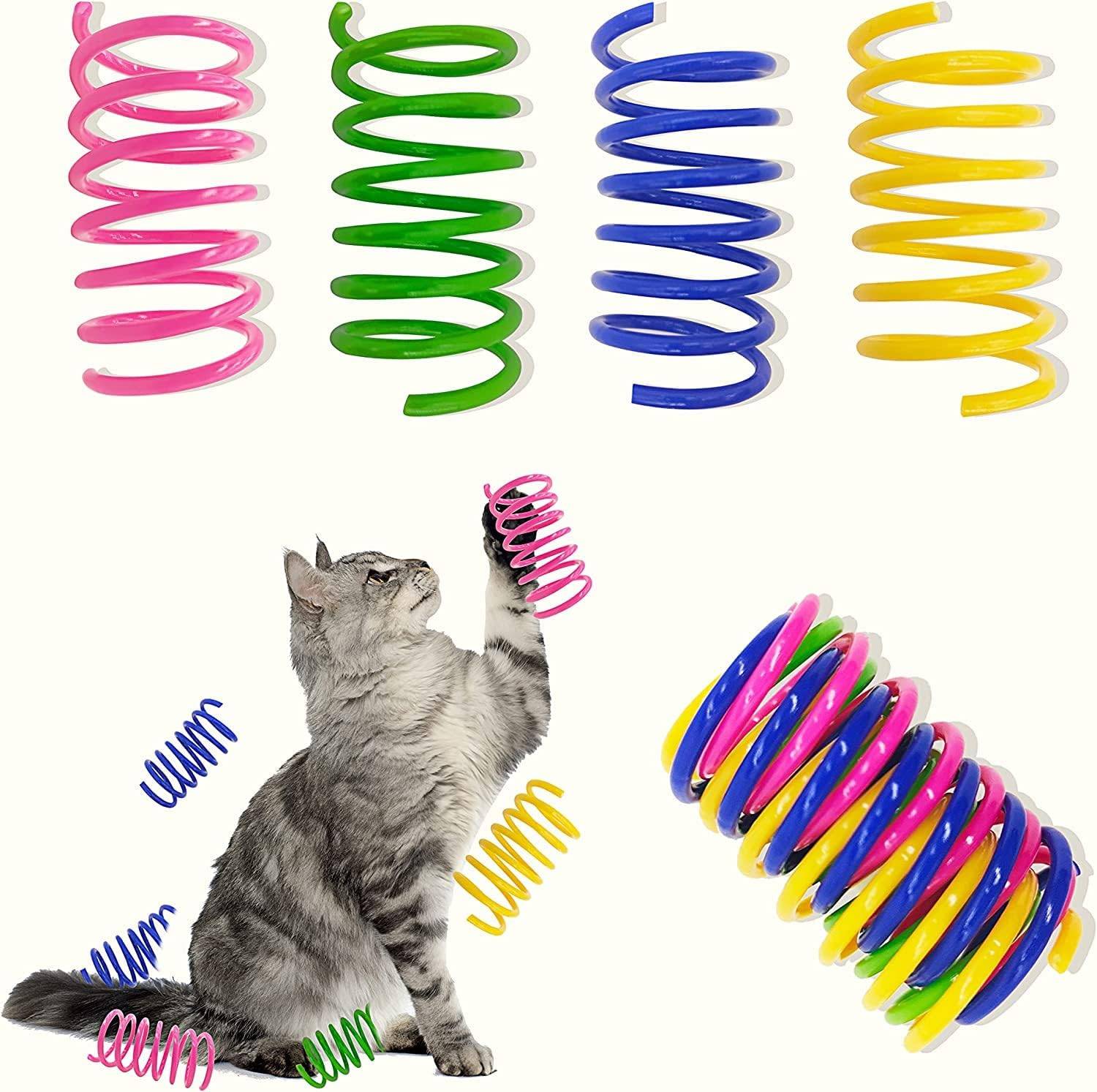 Cat Spring Toy 30 Pack