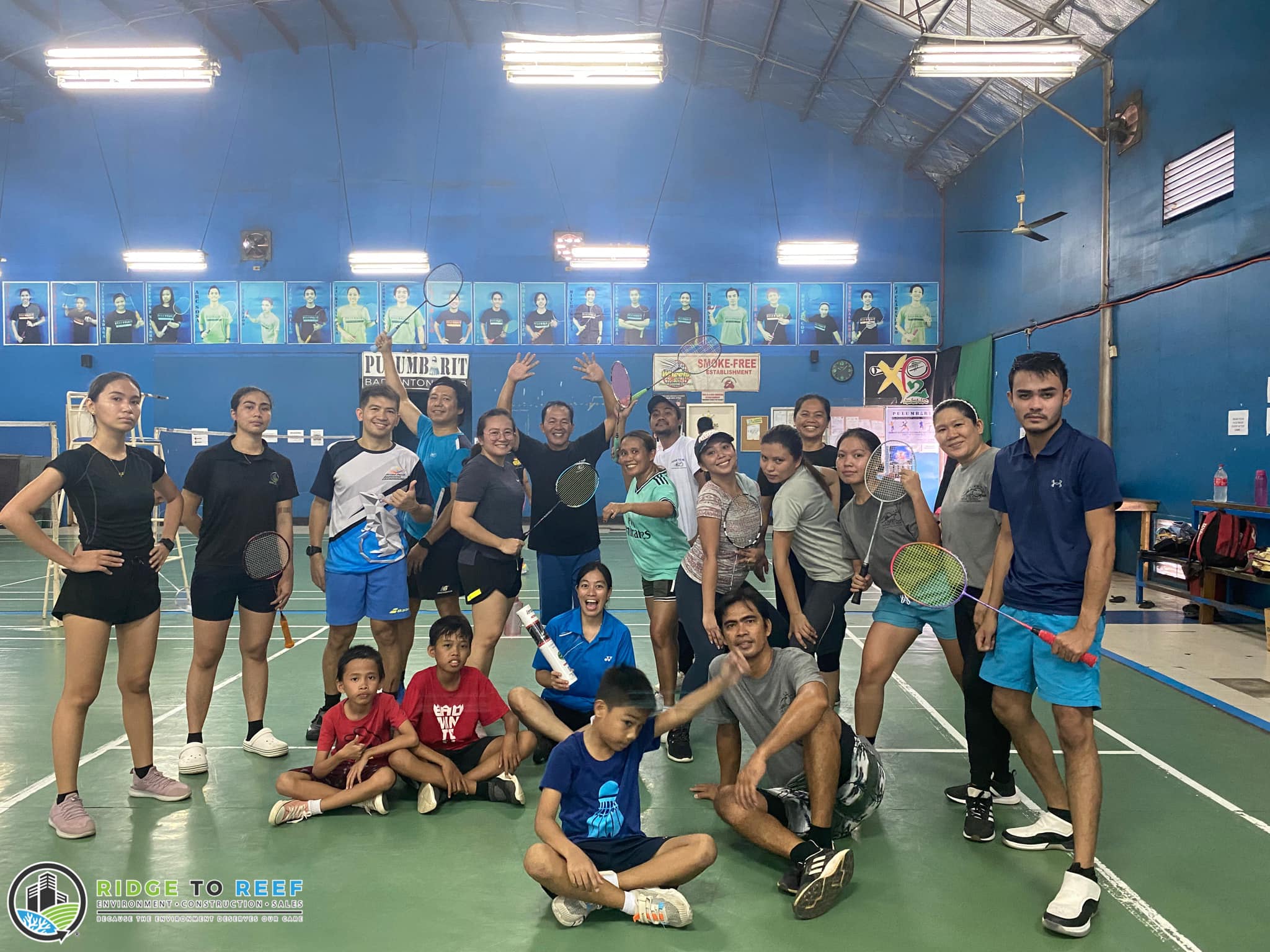 R2R Admin Team takes time to play Badminton as part of R2R monthly sports events