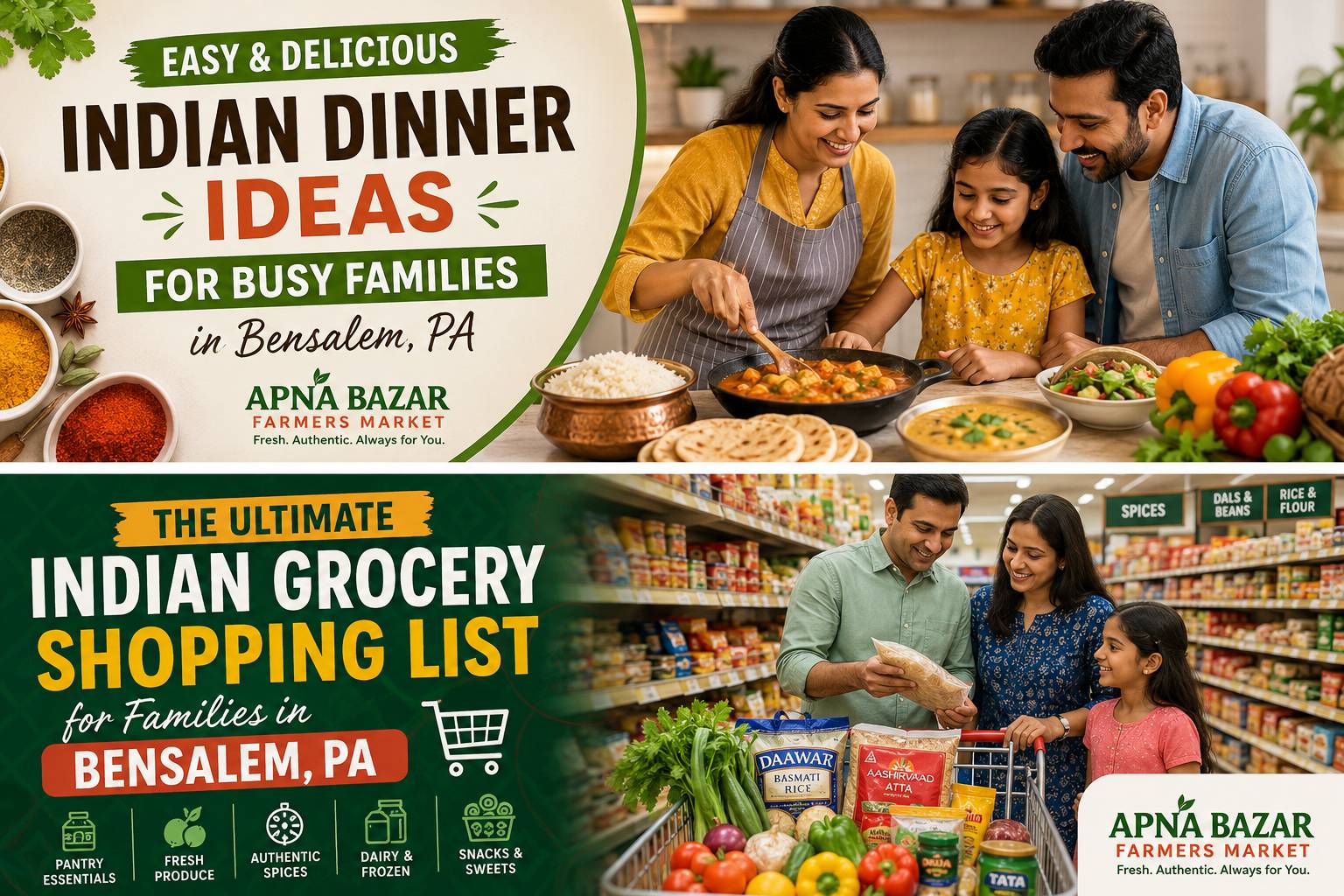 The Ultimate Indian Grocery Shopping List for Families in Bensalem, PA
