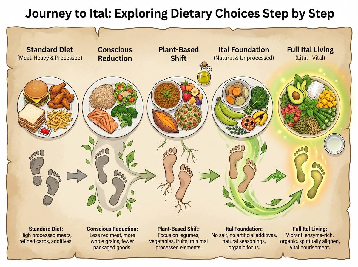 Journey to Ital: Exploring Dietary Choices Step by Step