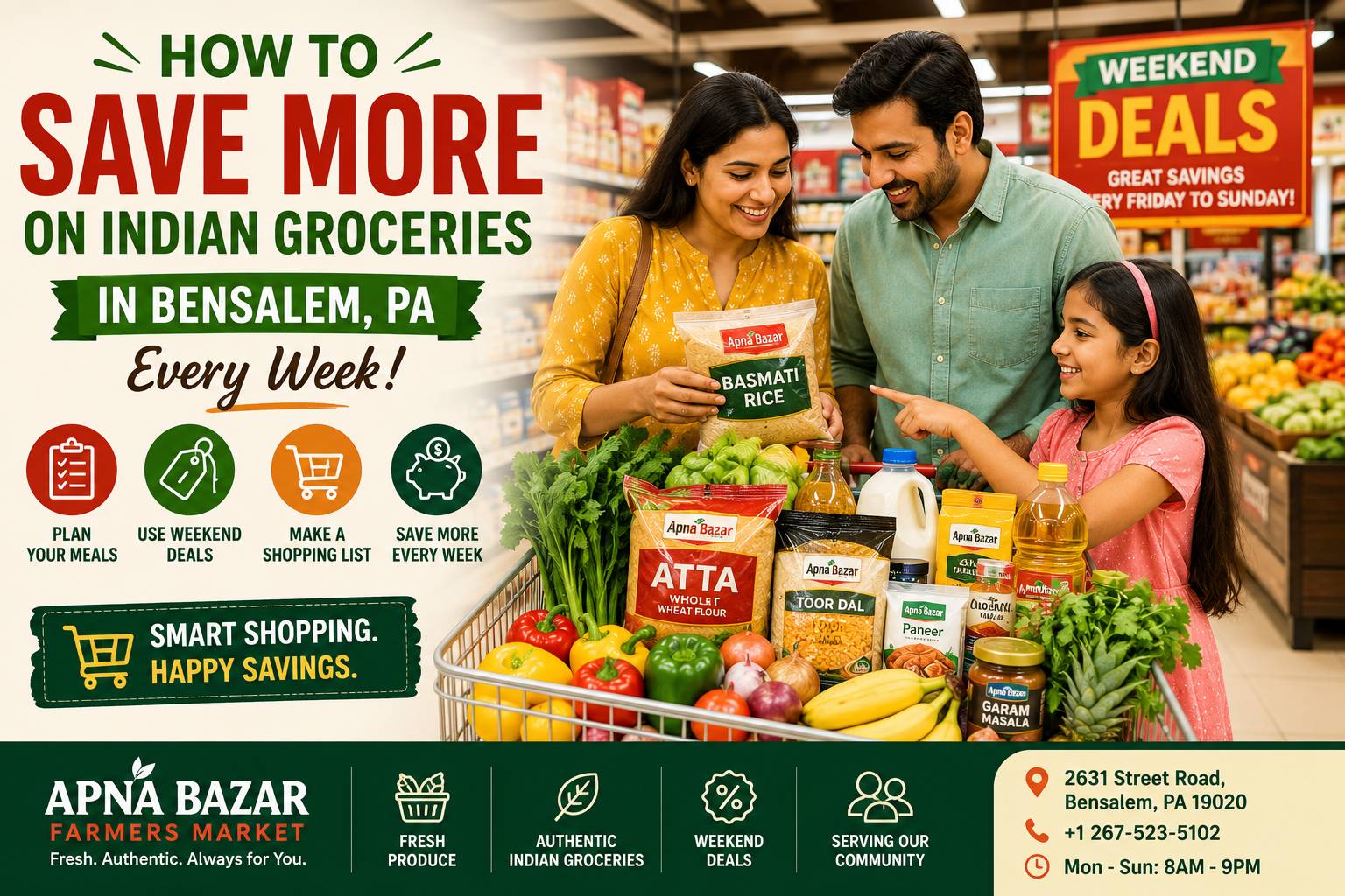 How to Save More on Indian Groceries in Bensalem, PA Every Week