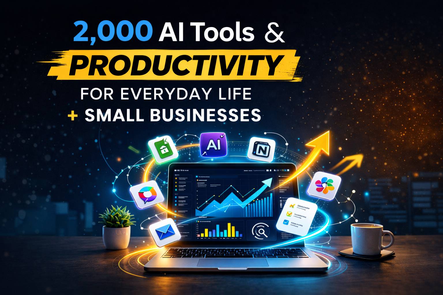 2,000 AI Tools & Productivity Prompts for Everyday Life & Small Businesses
