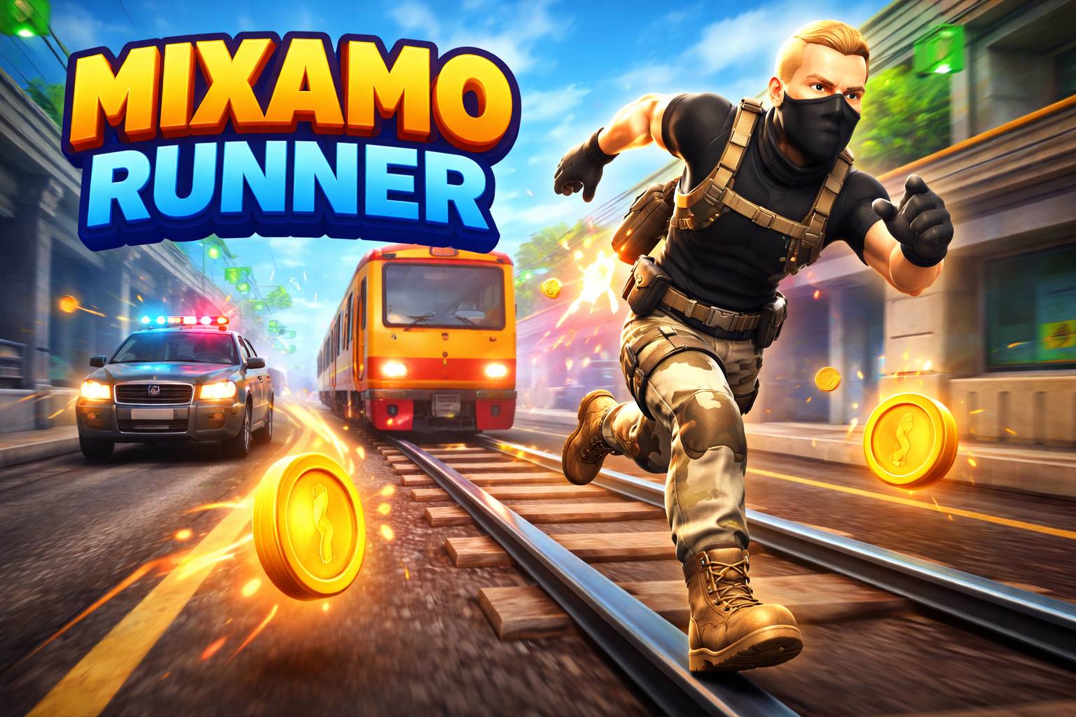 Mixamo Runner – Play the Ultimate 3D Endless Runner Game Online