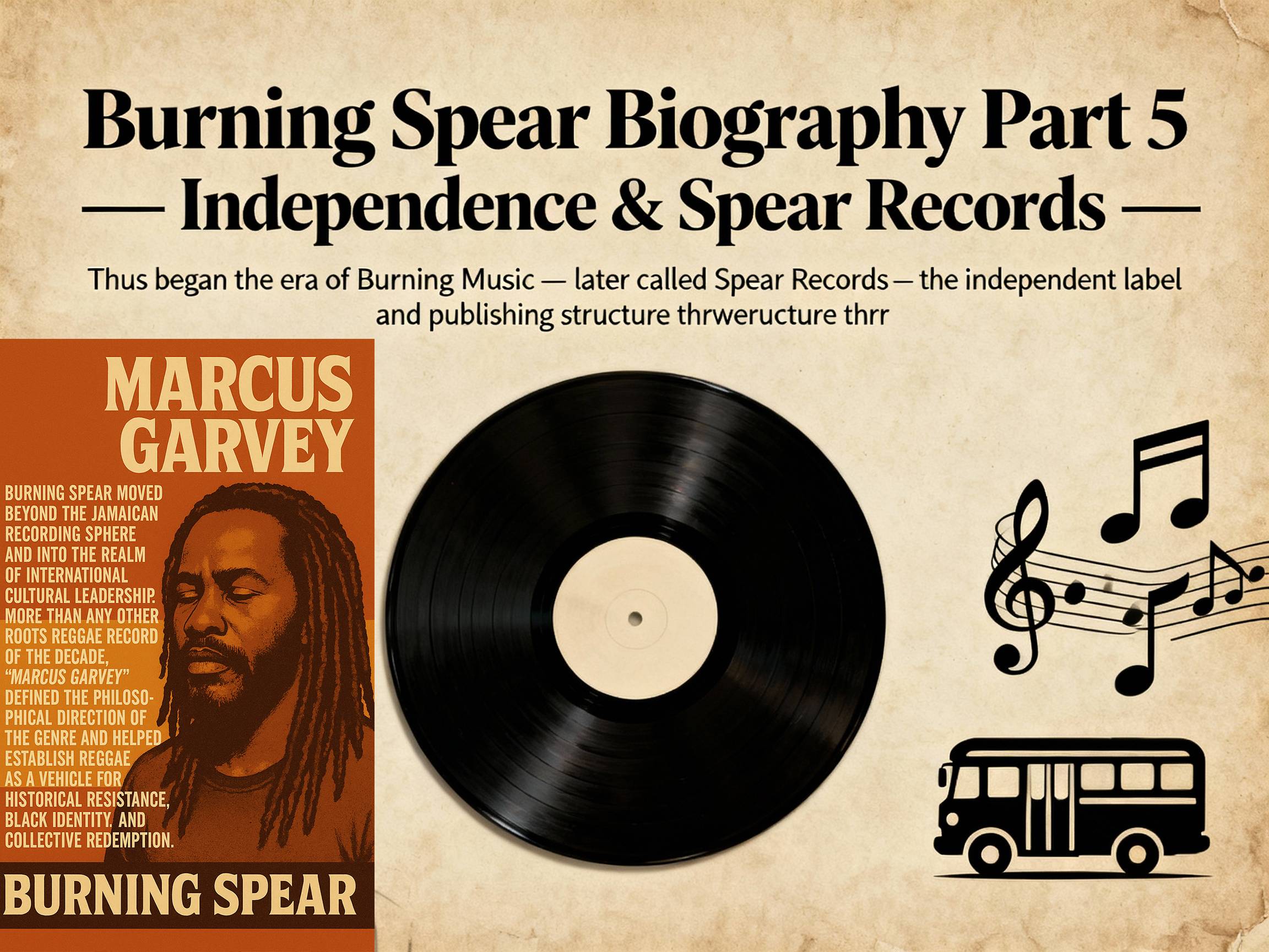 Burning Spear Biography Independence & Spear Records