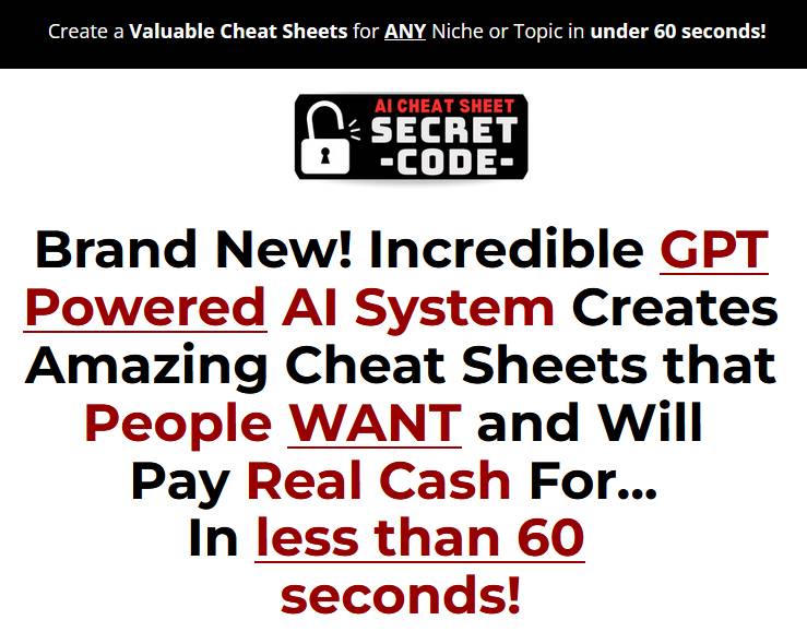 [Free Access] Cheat Sheet AI Code