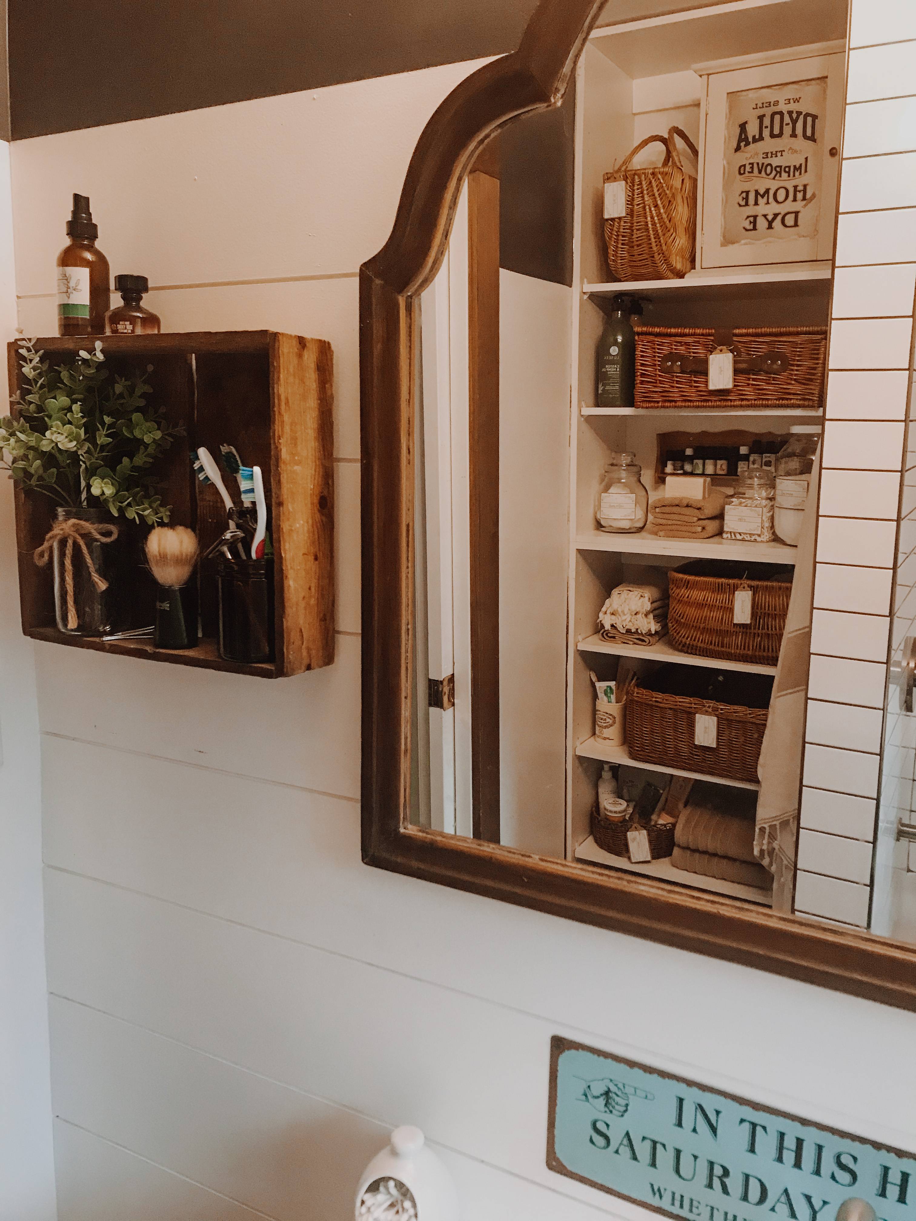 Bathroom Cupboard Organization