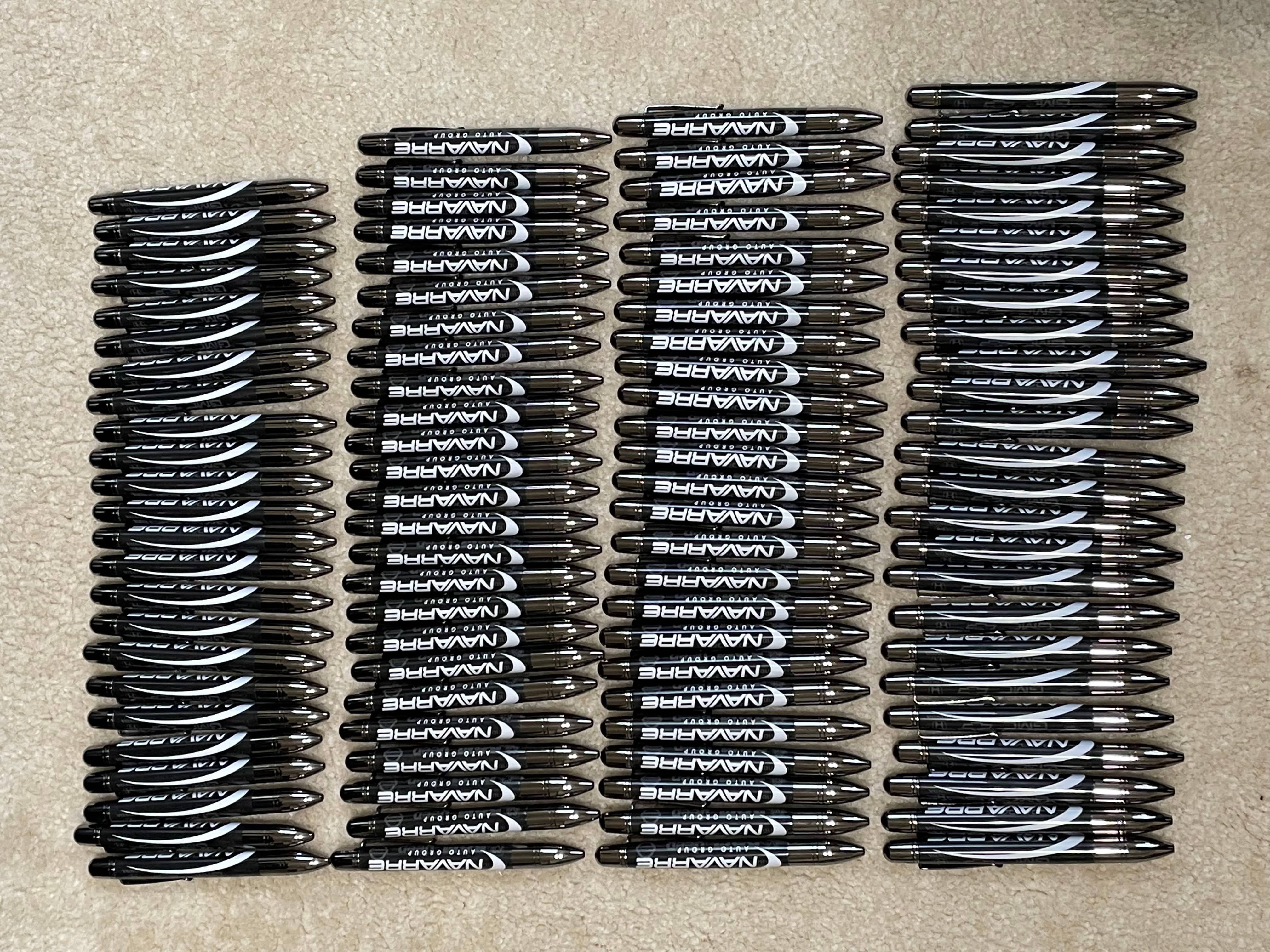 Company logo pens