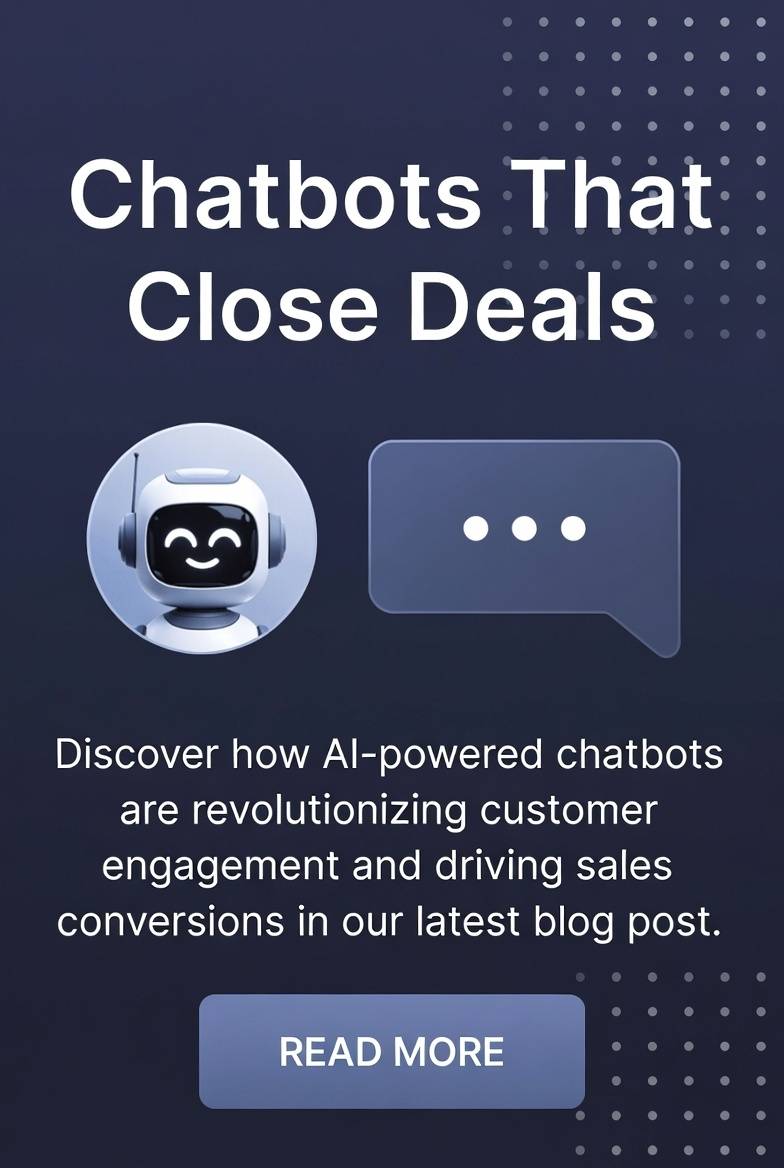 Chatbots That Close Deals