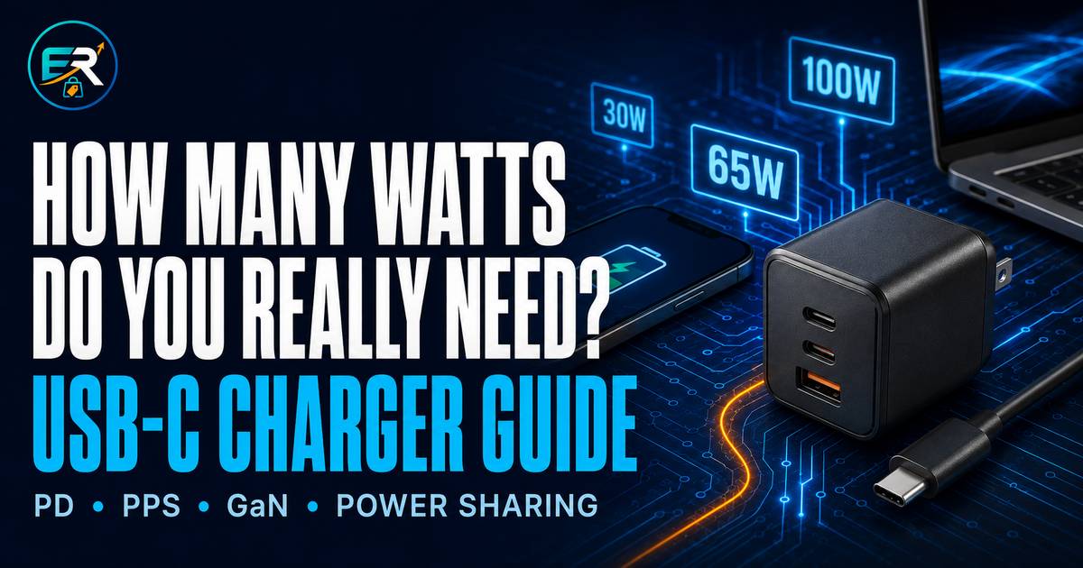 How Many Watts Do You Really Need? A Practical USB-C Charger Guide