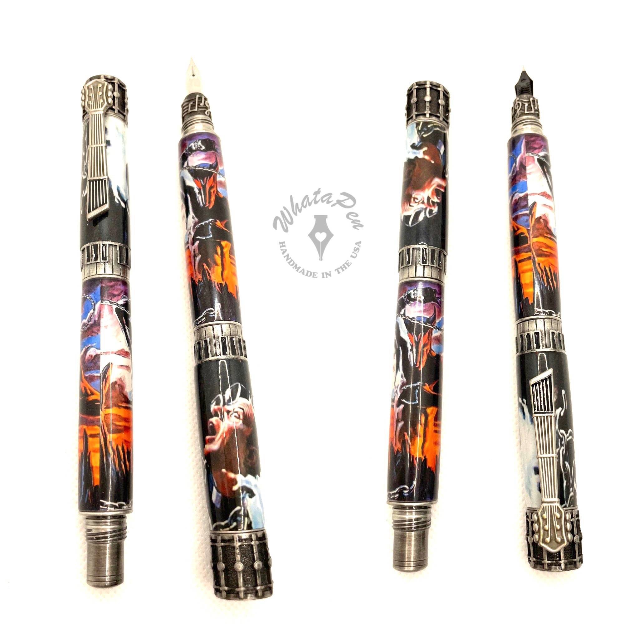 Some custom handmade image pens