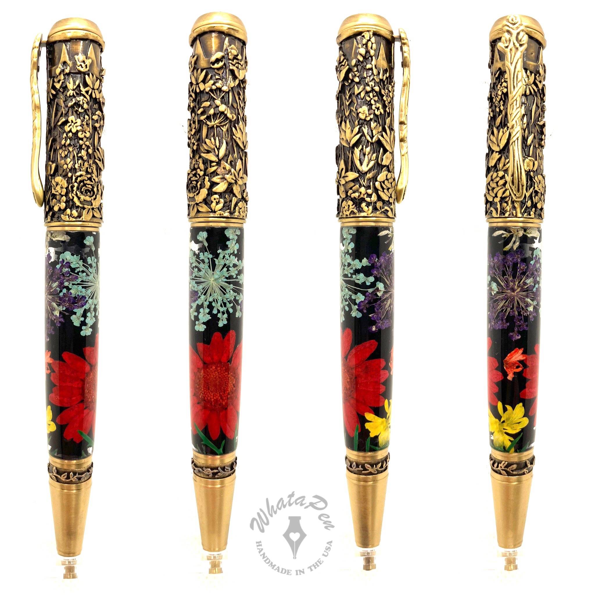 Botanical twist pen