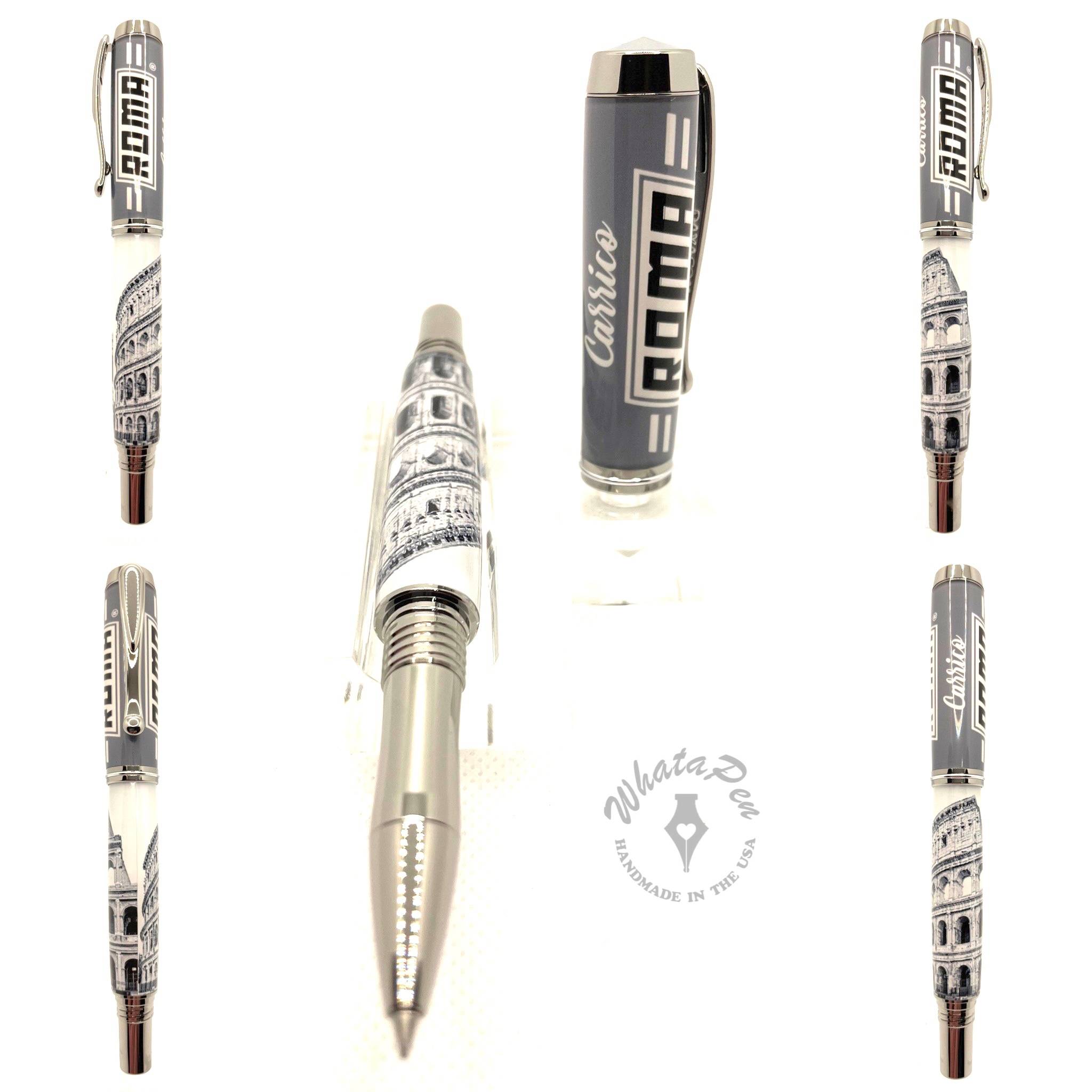 Company logo handmade pens for Roma