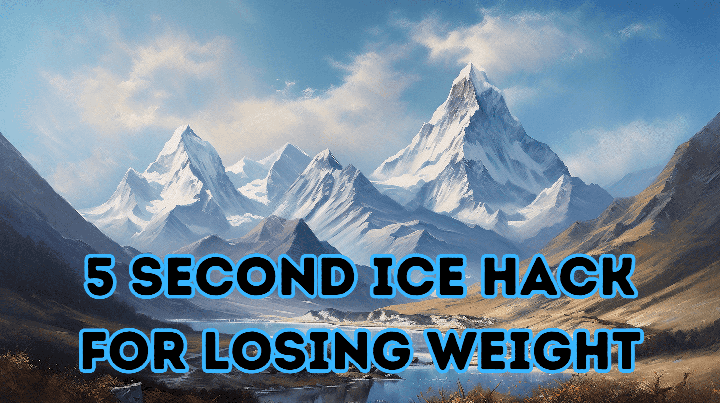 5 Second Ice Hack for Losing Weight