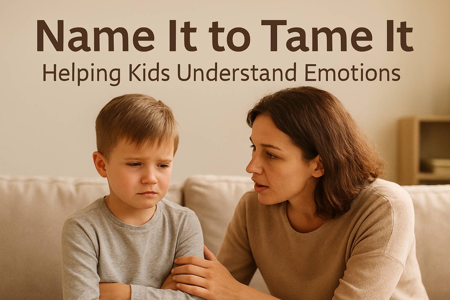 “Name It to Tame It” – Helping Kids Understand Emotions