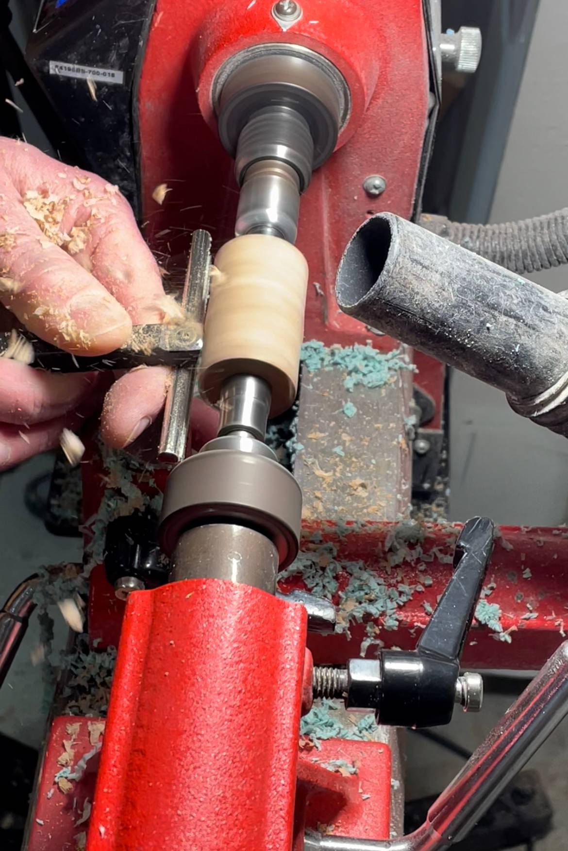 Handmade pen turning of burl wood